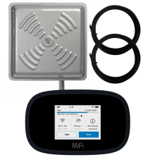 Комплект 4G для військових роутер Novatel MiFi 8800L + антена MIMO ENERGY MIMO 2*24 ДБ + кабель 10 м та перехідники TS9