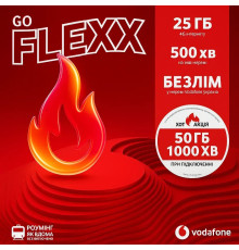 Стартовий пакет Vodafone Flexx GO (місяць сплачено)
