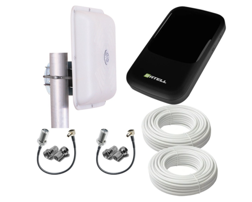 Комплект 4G WiFi роутер Satell F3000 + антена MIMO 2x17 Дб