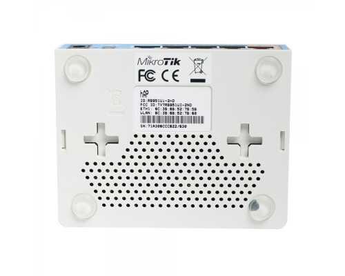 Роутер WiFi MikroTik RB951Ui-2nD HAP с поддержкой 4G/3G модемов