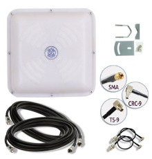 Комплект 3G/4G антенна MIMO LTE Energy 18 ДБ  (1700-2700 мГц) кабель и переходники