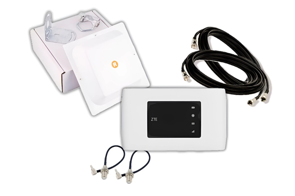 Комплект 4G WiFi роутер ZTE MF920u + 4G антенна MIMO 2x17 дБ +