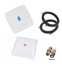 4G комплект WiFi роутер Alcatel HH70VB c антеною Rnet 2x17 дБ та кабелем