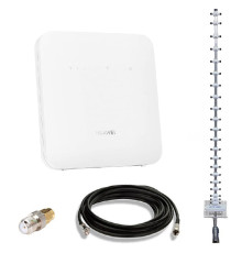 Комплект 4G WiFi роутер Huawei B312 + 4G антенна 21 дБ под всех операторов