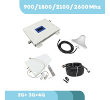 Комплект усиления сигнала "Все частоты" с антенной 11 Дб (900/1800/2100/2600 МГц)
