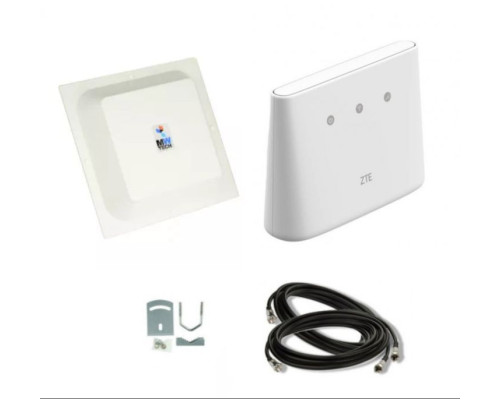 Комплект 4G WiFi роутер ZTE MF293N + 4G антена MIMO 2x17 дБ + кабель  + перехідники