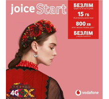 Стартовий пакет Vodafone Joice Start (перший місяць сплачено)
