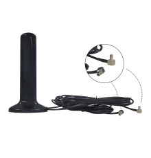 4G Антенна автомобильная MIMO 16 Дб 600 - 6000 МГц на магните с разъёмом TS-9