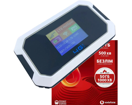 Мобільний роутер OLAX MT80 з SIM-карткою Vodafone разом дешевше