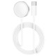 Бездротовий зарядний пристрій Watch Magnetic Charger to USB Cable (1m) White