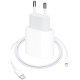 Мережевий зарядний пристрій 20W USB-C Power Adapter USB-C to Lightning Cable (MHJE3ZM)