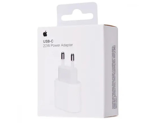 Мережевий зарядний пристрій 20W USB-C Adapter Original (MHJE3ZM/A)