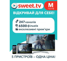 Лицензия на интернет ТВ и онлайн кинотеатра SWEET.TV M