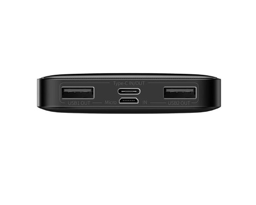 Повербанк Baseus Bipow Power Bank 15W 10000 mAh Black Повербанк Baseus Bipow Power Bank 15W 10000 mAh Black