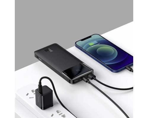 Повербанк Baseus Bipow Power Bank 15W 10000 mAh Black Повербанк Baseus Bipow Power Bank 15W 10000 mAh Black