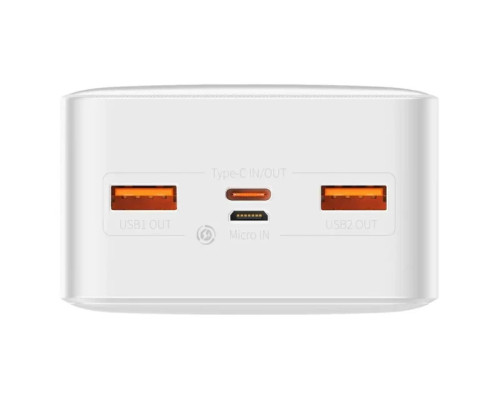 Повербанк Baseus Bipow Power Bank 30000mAh 22.5W Quick Charge White (PPDML-N02) Повербанк Baseus Bipow Power Bank 30000mAh 22.5W Quick Charge White (PPDML-N02)