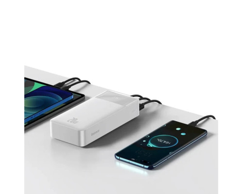 Повербанк Baseus Bipow Power Bank 30000mAh 22.5W Quick Charge White (PPDML-N02) Повербанк Baseus Bipow Power Bank 30000mAh 22.5W Quick Charge White (PPDML-N02)