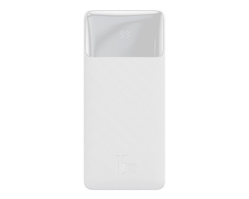 Повербанк Baseus Bipow Digital Display 30000 mAh 15W White Повербанк Baseus Bipow Digital Display 30000 mAh 15W White
