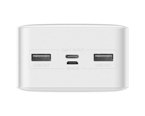 Повербанк Baseus Bipow Digital Display 30000 mAh 15W White Повербанк Baseus Bipow Digital Display 30000 mAh 15W White