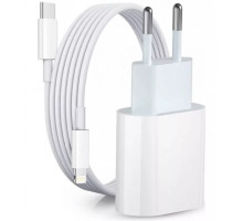 Швидка зарядка для iphone комплект кабель Type-C Lighting Блок живлення 20W 11/12 pro max/13 fast charger