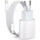 Швидка зарядка для iphone комплект кабель Type-C Lighting Блок живлення 20W 11/12 pro max/13 fast charger