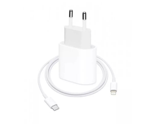 Швидка зарядка для iphone комплект кабель Type-C Lighting Блок живлення 20W 11/12 pro max/13 fast charger
