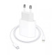 Швидка зарядка для iphone комплект кабель Type-C Lighting Блок живлення 20W 11/12 pro max/13 fast charger