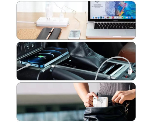 Кабель для заряджання iPhone довжиною 2 метри з роз'ємом Apple Lightning to USB заряджання для айфона 2м шнур передачі даних