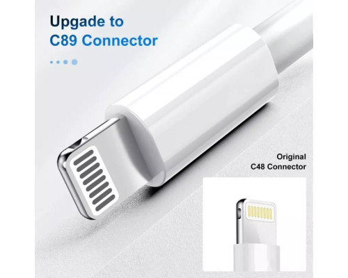 Кабель для заряджання iPhone довжиною 2 метри з роз'ємом Apple Lightning to USB заряджання для айфона 2м шнур передачі даних