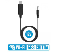 Кабель для Wi-Fi роутера для роботи від повербанка 12V кабель USB DC 5.5x2.1mm