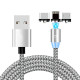 Магнітна зарядка кабель USB 3 в 1 X-Cable TP для Android, Iphone, Type C Magnetic USB Cable 1м Black
