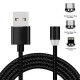 Магнітна зарядка кабель USB 3 в 1 X-Cable TP для Android, Iphone, Type C Magnetic USB Cable 1м Black