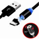 Магнітна зарядка кабель USB 3 в 1 X-Cable TP для Android, Iphone, Type C Magnetic USB Cable 1м Black