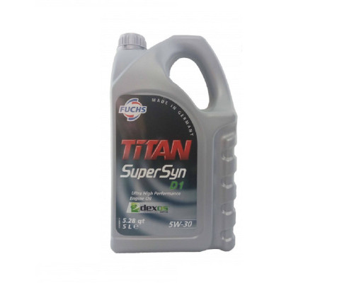 Моторное масло синтетическое FUCHS TITAN SUPERSYN D1 5w-30 5 л