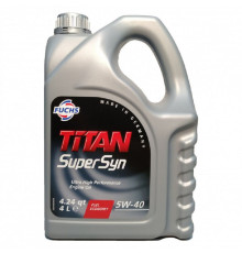 Моторное масло синтетическое FUCHS TITAN SUPERSYN 5W-40 4л