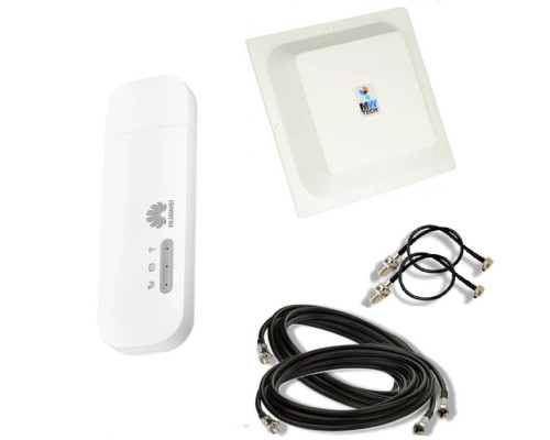 Комплект 4G WiFi USB роутер Huawei E8372 + 4G антенна 2x15 дБ